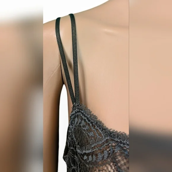 NWOT Simone Perele 12E330 Eden Lace Demi Cup Bra Army Green 34B - Picture 5 of 7